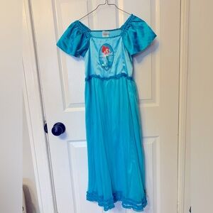 Ariel Princess Disney Store night gown dress size 7/8